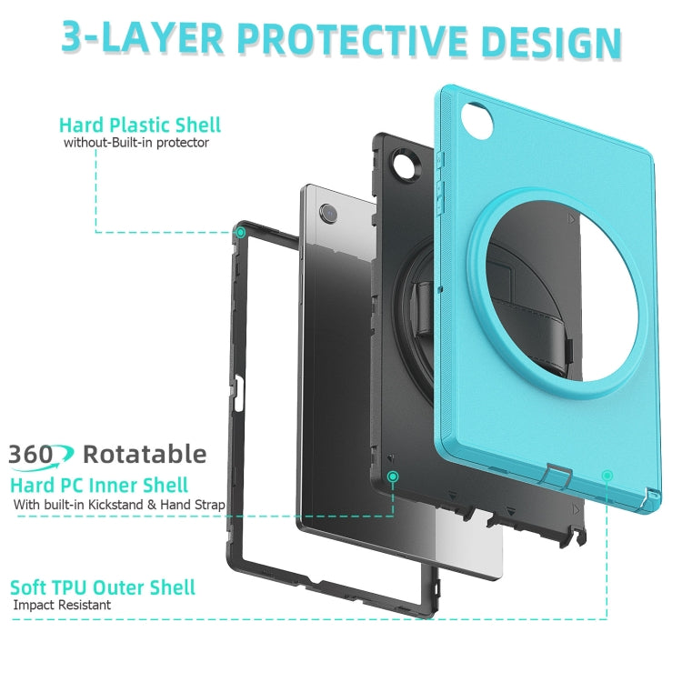 For Samsung Galaxy Tab A8 10.5 2022 Shockproof TPU + PC Tablet Case