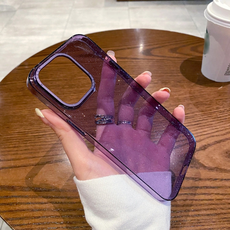 For iPhone 14 Pro Max Glitter Powder Transparent TPU Phone Case