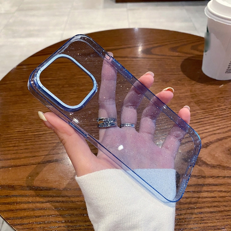 For iPhone 13 Pro Glitter Powder Transparent TPU Phone Case