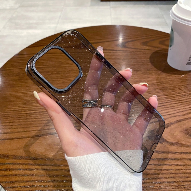 For iPhone 12 / 12 Pro Glitter Powder Transparent TPU Phone Case