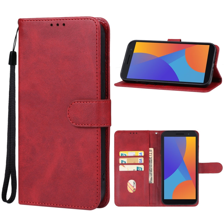 For Alcatel 1 Ultra Leather Phone Case