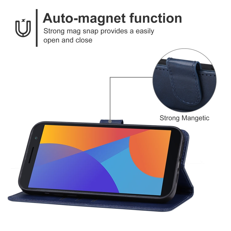 For Alcatel 1 Ultra Leather Phone Case