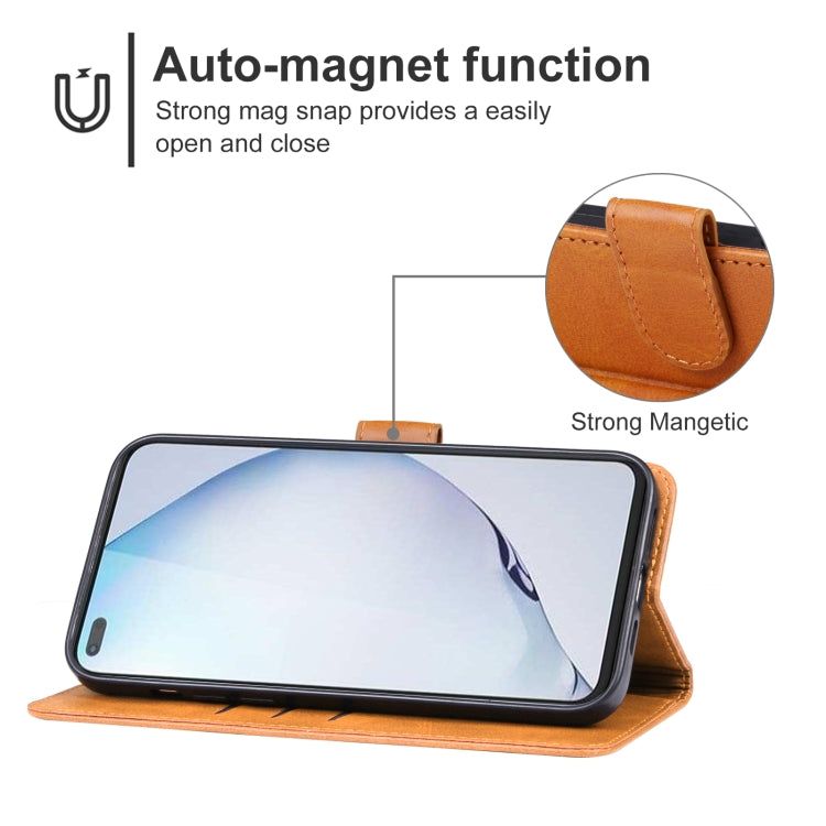 For Huawei Enjoy 50 Plus Leather Phone Case