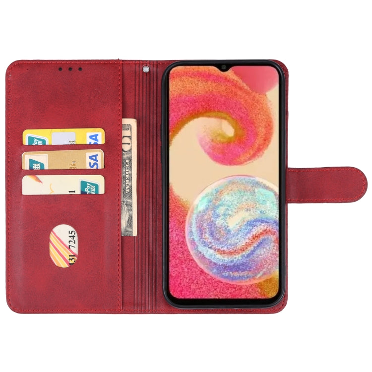 For Samsung Galaxy M04 Leather Phone Case