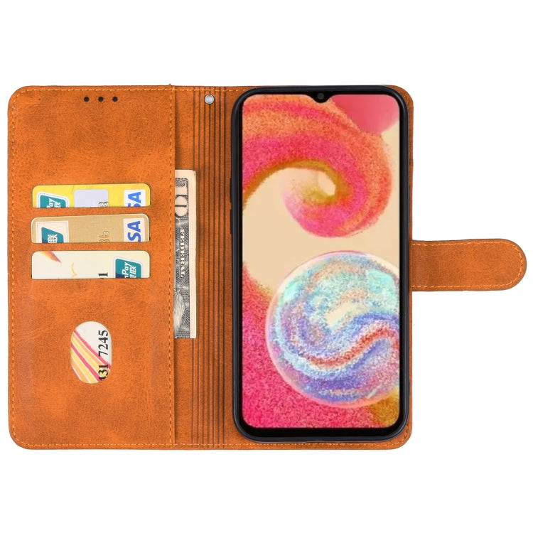For Samsung Galaxy M04 Leather Phone Case