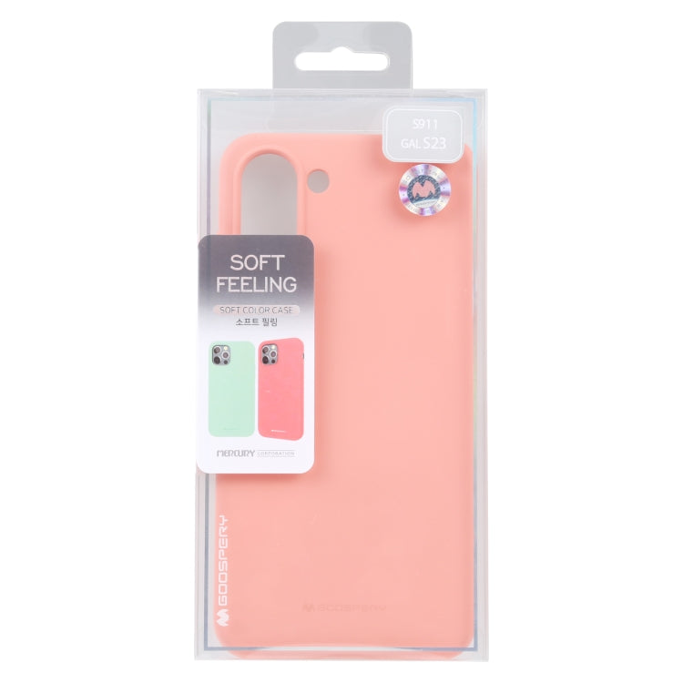 For Samsung Galaxy S23 5G GOOSPERY SOFT FEELING Liquid TPU Soft Case