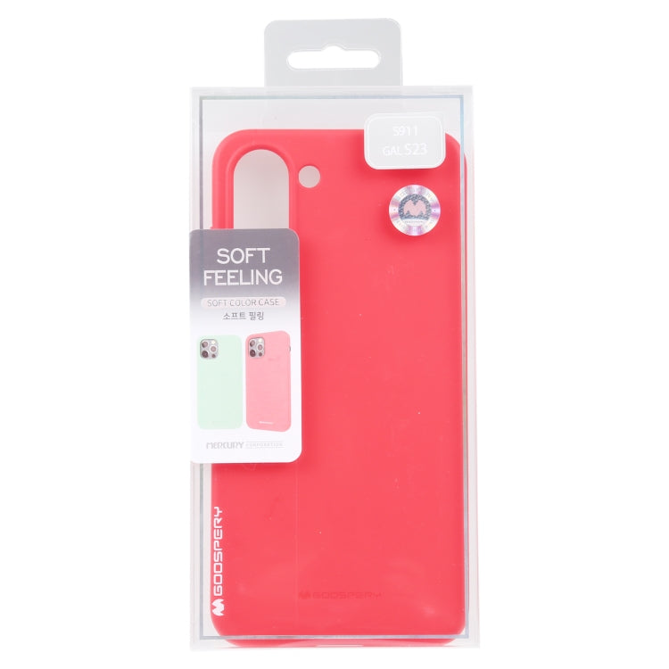 For Samsung Galaxy S23 5G GOOSPERY SOFT FEELING Liquid TPU Soft Case