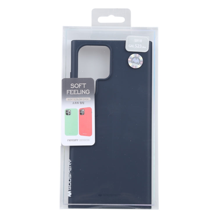For Samsung Galaxy S23 Ultra 5G GOOSPERY SOFT FEELING Liquid TPU Soft Case