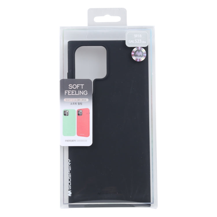 For Samsung Galaxy S23 Ultra 5G GOOSPERY SOFT FEELING Liquid TPU Soft Case