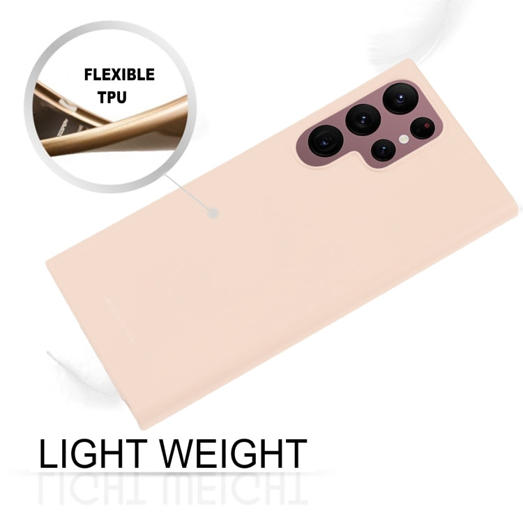 For Samsung Galaxy S23 Ultra 5G GOOSPERY SOFT FEELING Liquid TPU Soft Case