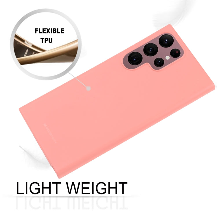 For Samsung Galaxy S23 Ultra 5G GOOSPERY SOFT FEELING Liquid TPU Soft Case