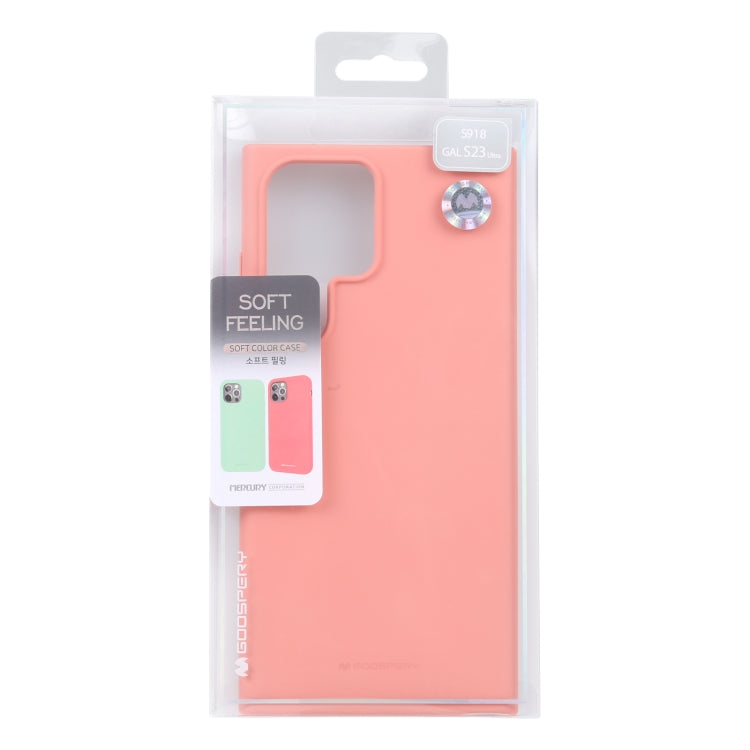 For Samsung Galaxy S23 Ultra 5G GOOSPERY SOFT FEELING Liquid TPU Soft Case