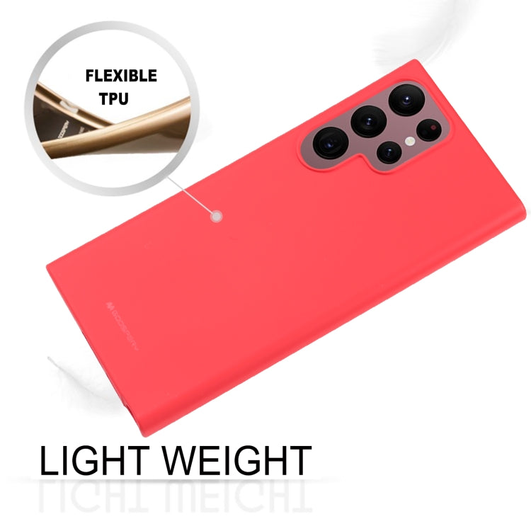 For Samsung Galaxy S23 Ultra 5G GOOSPERY SOFT FEELING Liquid TPU Soft Case