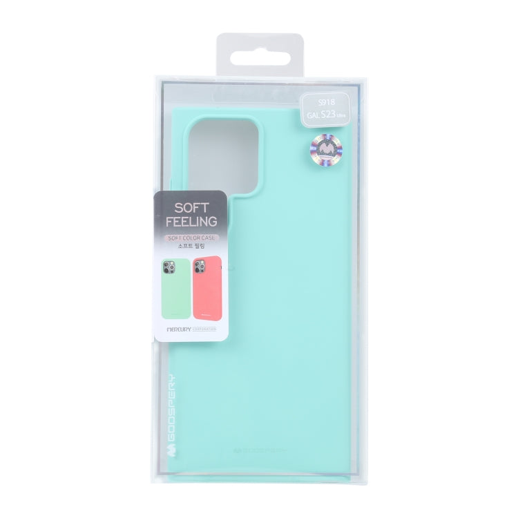 For Samsung Galaxy S23 Ultra 5G GOOSPERY SOFT FEELING Liquid TPU Soft Case