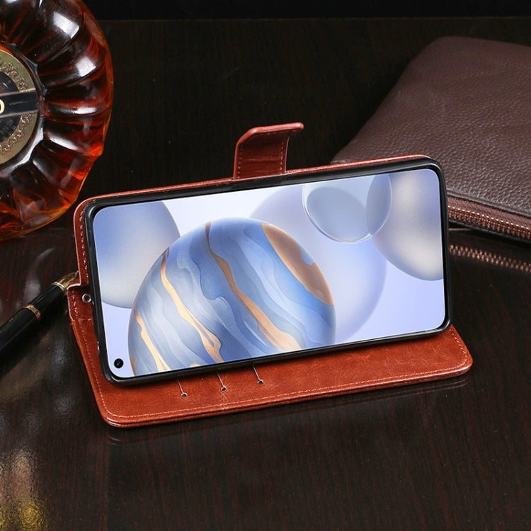 For Huawei Honor 30 idewei Crazy Horse Texture Horizontal Flip Leather Case with Holder & Card Slots & Wallet