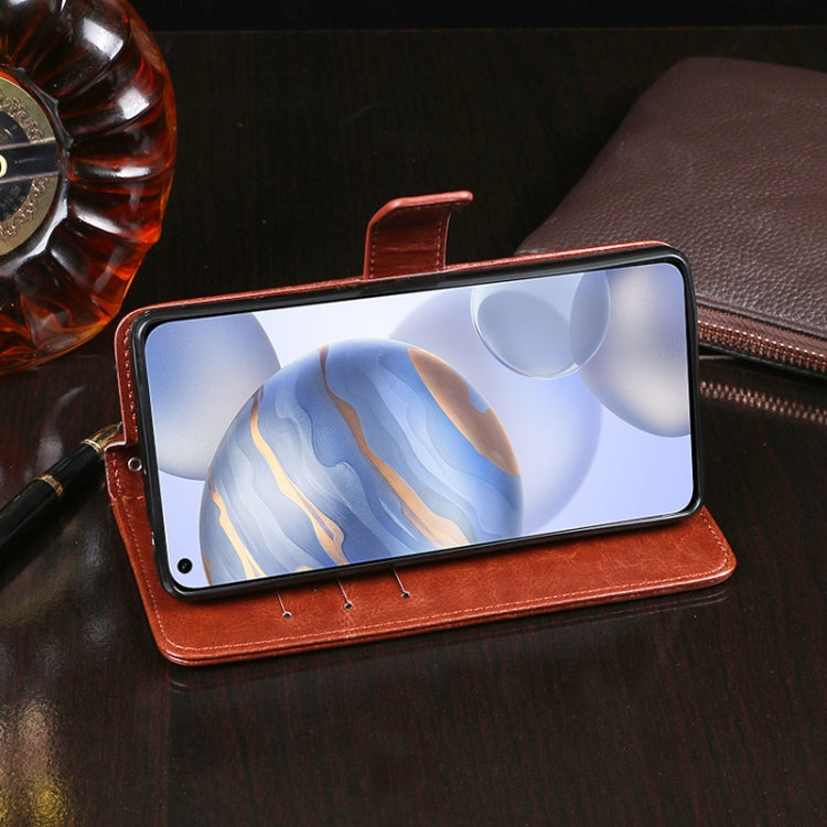 For Huawei Honor 30 idewei Crazy Horse Texture Horizontal Flip Leather Case with Holder & Card Slots & Wallet