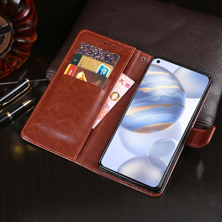 For Huawei Honor 30 idewei Crazy Horse Texture Horizontal Flip Leather Case with Holder & Card Slots & Wallet
