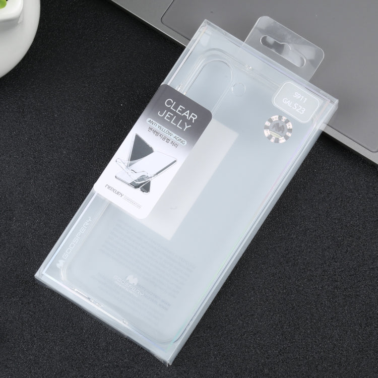 For Samsung Galaxy S23 5G GOOSPERY CLEAR JELLY Transparent TPU Soft Phone Case