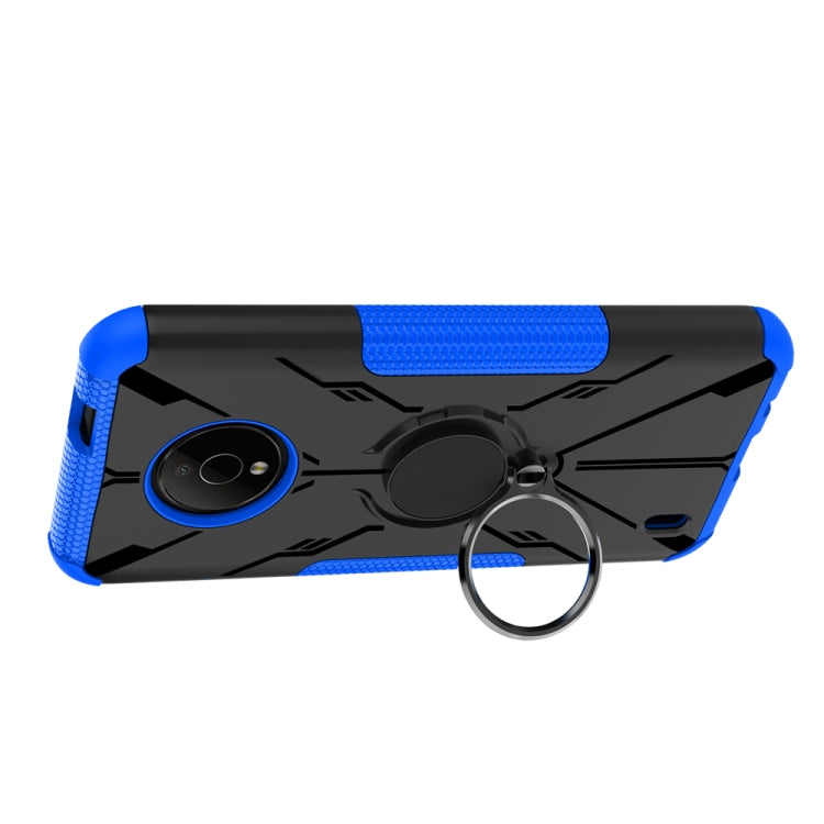 For Nokia C200 Armor Bear Shockproof PC + TPU Phone Case with Ring Holder