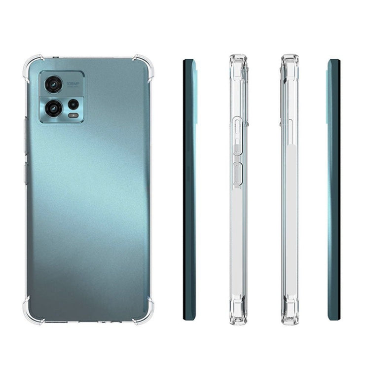 For Motorola Moto G72 4G Shockproof Non-slip Thickening TPU Phone Case