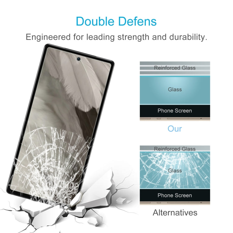 For Google Pixel 7a 50pcs 0.26mm 9H 2.5D Tempered Glass Film