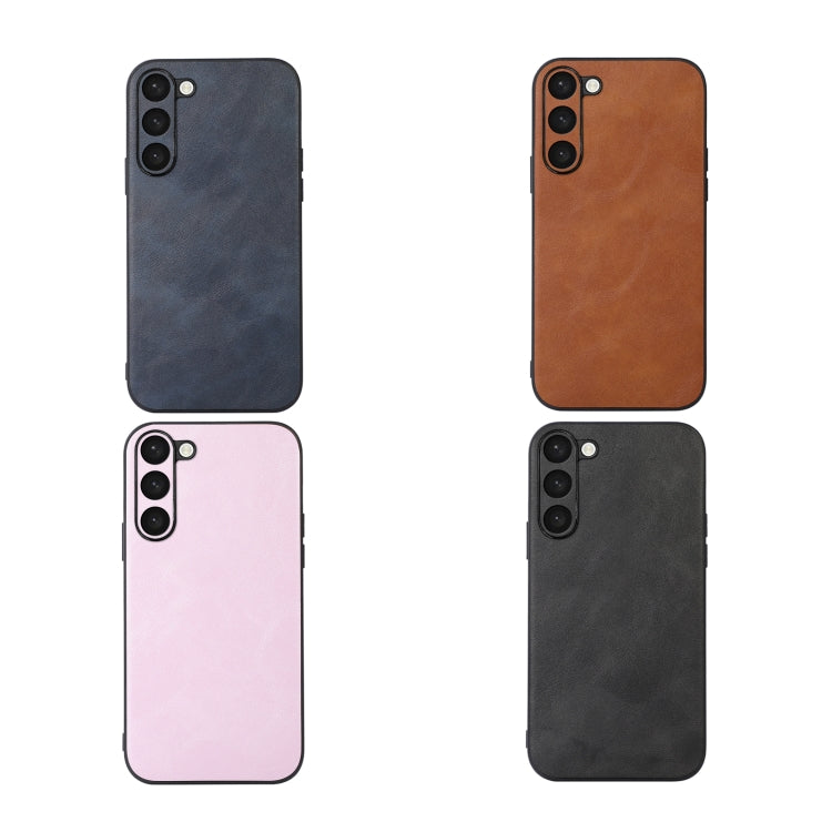 For Samsung Galaxy S23 5G Cowhide Texture PU Phone Case