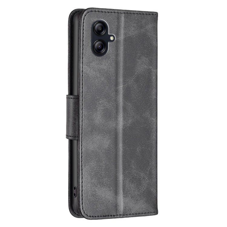 For Samsung Galaxy A04e Lambskin Texture Pure Color Leather Phone Case