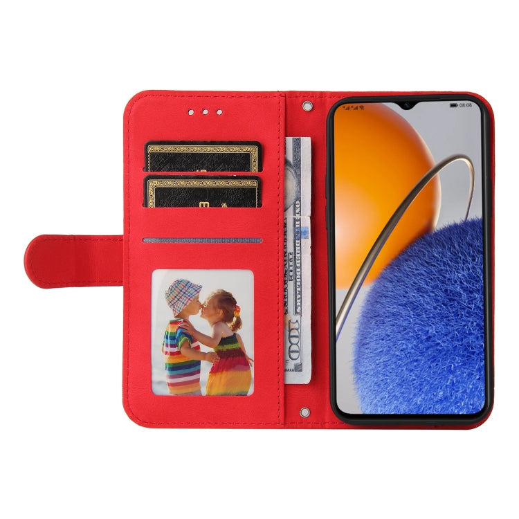 For Huawei nova Y61 Skin Feel Life Tree Metal Button Leather Phone Case