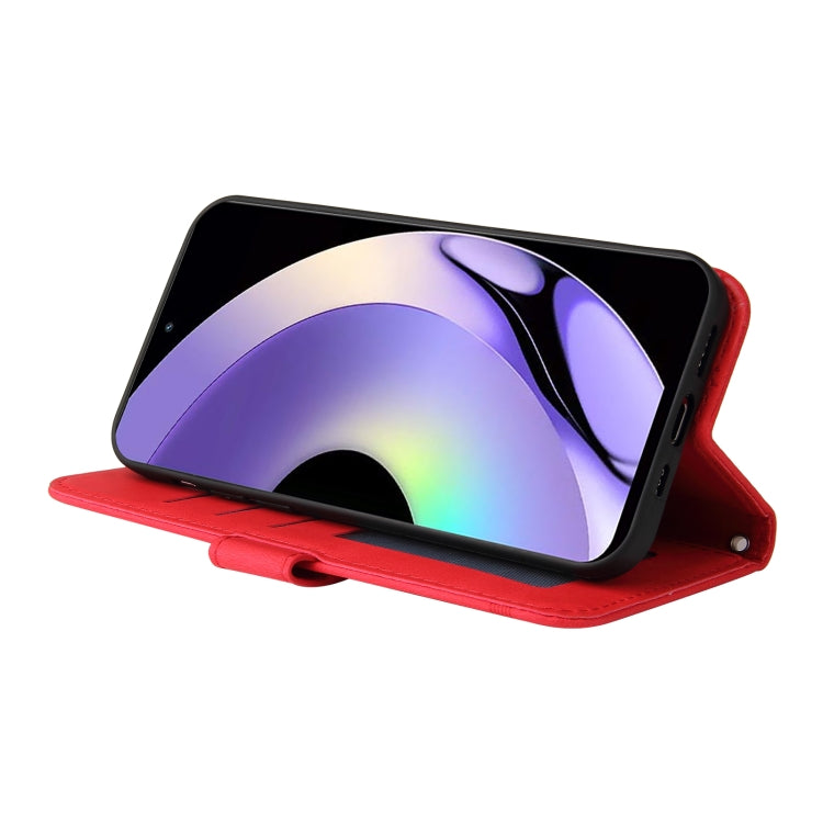 For Realme 10 4G Global Skin Feel Life Tree Metal Button Leather Phone Case