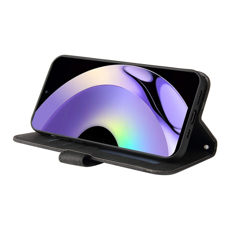 For Realme 10 4G Global Skin Feel Life Tree Metal Button Leather Phone Case