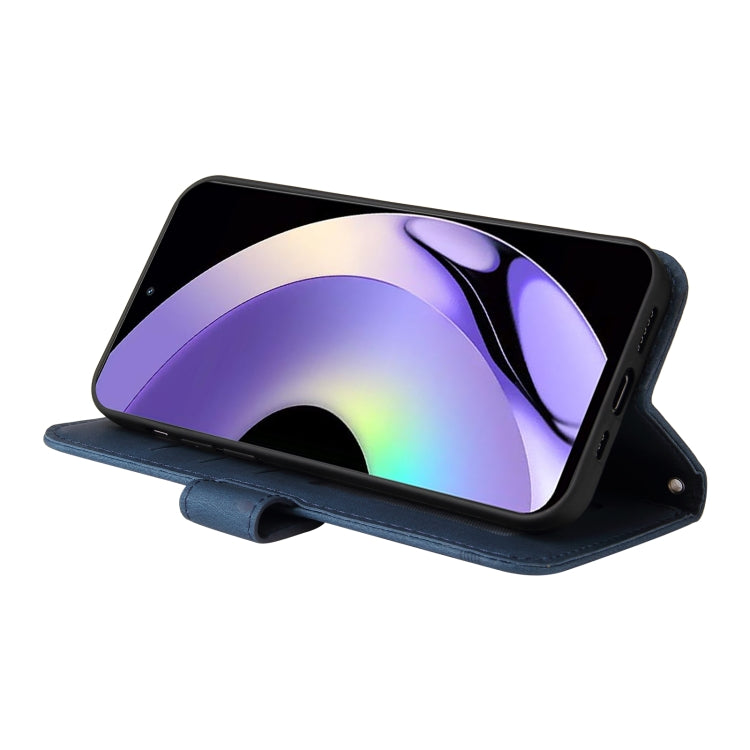 For Realme 10 4G Global Skin Feel Life Tree Metal Button Leather Phone Case