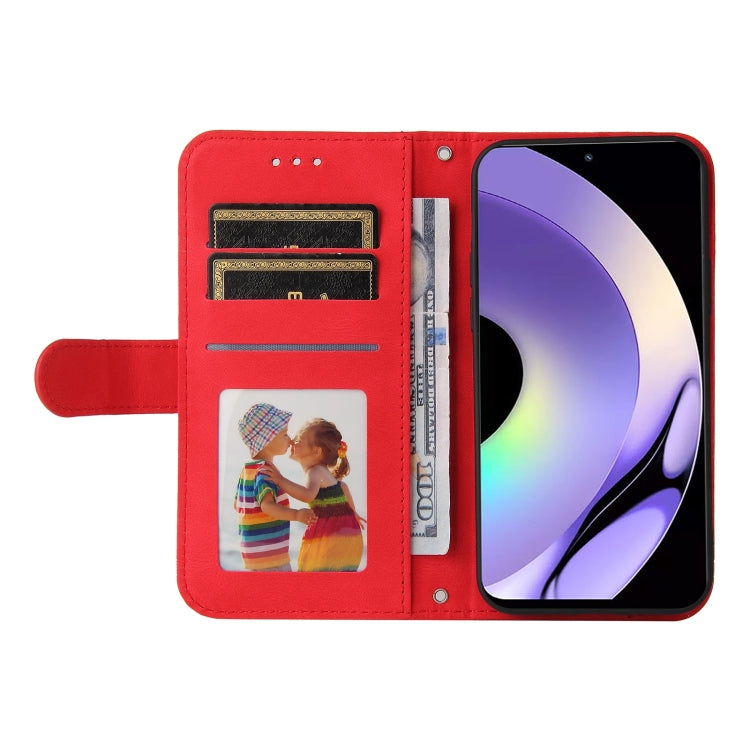 For Realme 10 Pro 5G Skin Feel Life Tree Metal Button Leather Phone Case