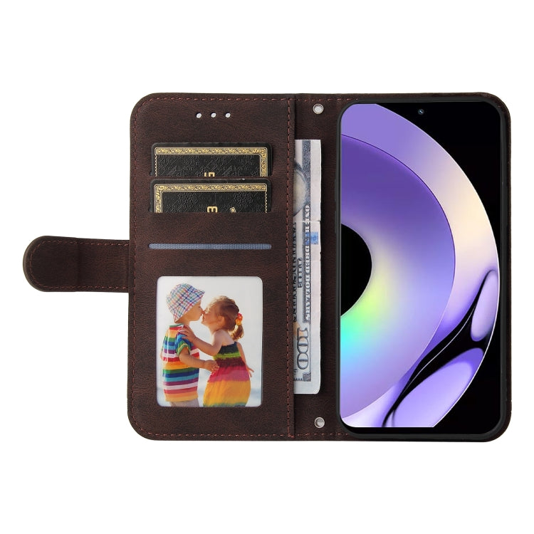 For Realme 10 Pro 5G Skin Feel Life Tree Metal Button Leather Phone Case