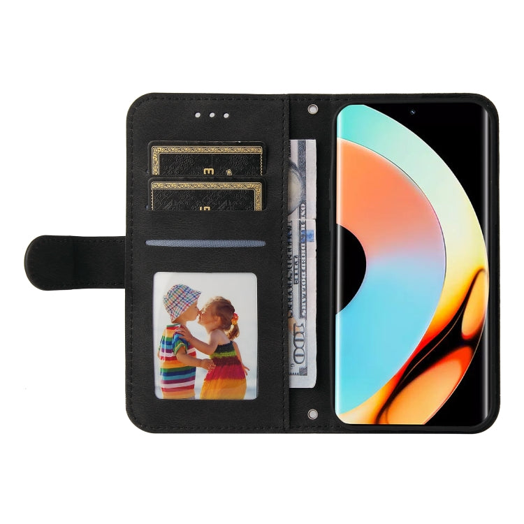 For Realme 10 Pro+ 5G Skin Feel Life Tree Metal Button Leather Phone Case