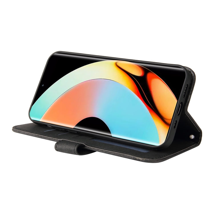 For Realme 10 Pro+ 5G Skin Feel Life Tree Metal Button Leather Phone Case