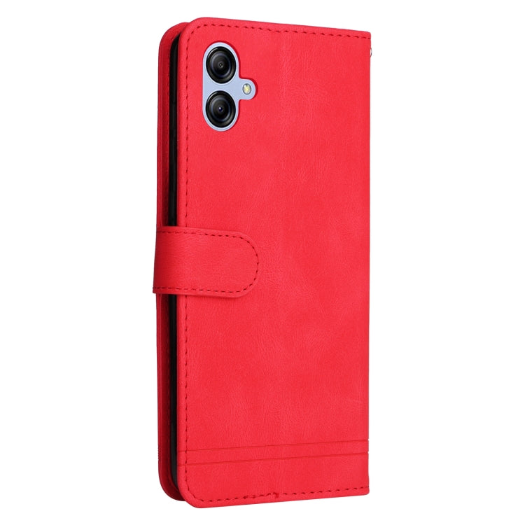 For Samsung Galaxy A04e Skin Feel Life Tree Metal Button Leather Phone Case