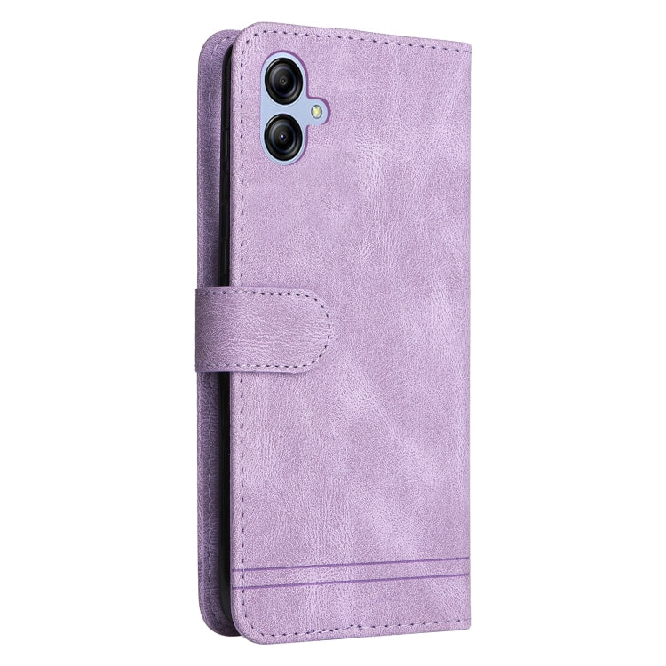 For Samsung Galaxy A04e Skin Feel Life Tree Metal Button Leather Phone Case