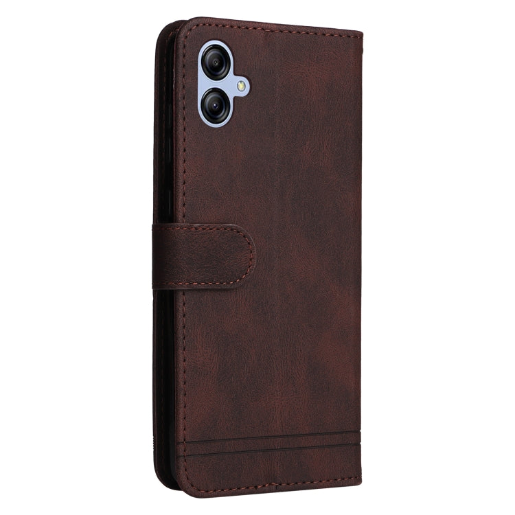 For Samsung Galaxy A04e Skin Feel Life Tree Metal Button Leather Phone Case