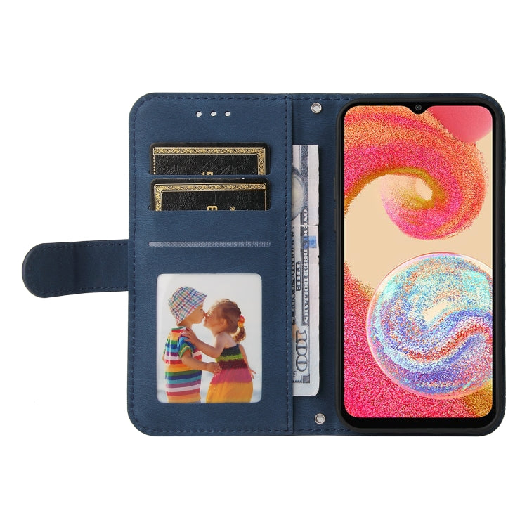 For Samsung Galaxy A04e Skin Feel Life Tree Metal Button Leather Phone Case