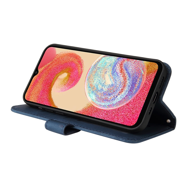 For Samsung Galaxy A04e Skin Feel Life Tree Metal Button Leather Phone Case