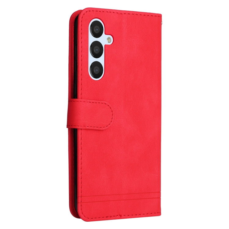 For Samsung Galaxy A34 5G Skin Feel Life Tree Metal Button Leather Phone Case