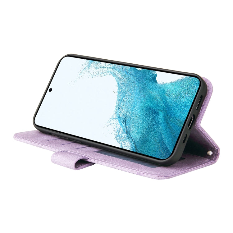 For Samsung Galaxy A34 5G Skin Feel Life Tree Metal Button Leather Phone Case