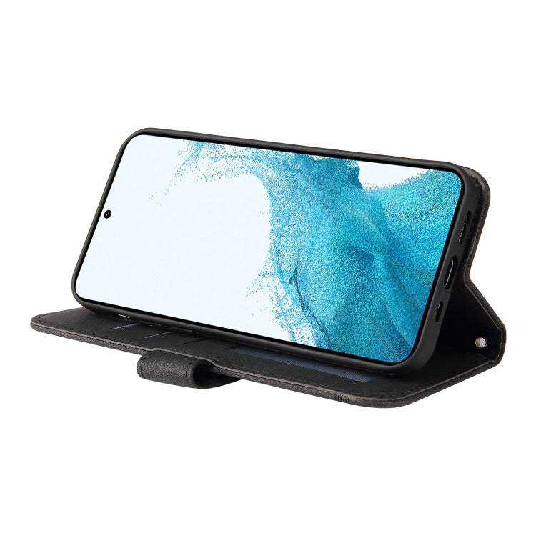 For Samsung Galaxy A34 5G Skin Feel Life Tree Metal Button Leather Phone Case