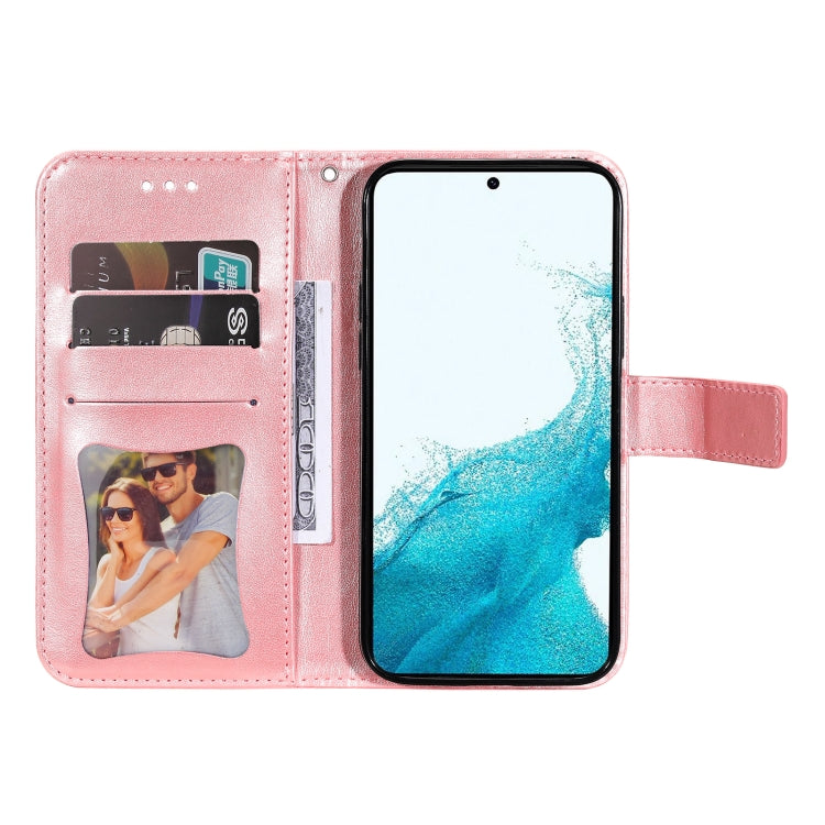 For Samsung Galaxy A34 5G 7-petal Flowers Embossing Leather Phone Case