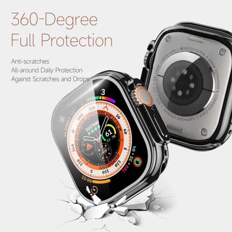 For Apple Watch Ultra 2 49mm / Ultra 49mm DUX DUCIS Electroplated PC Watch Case