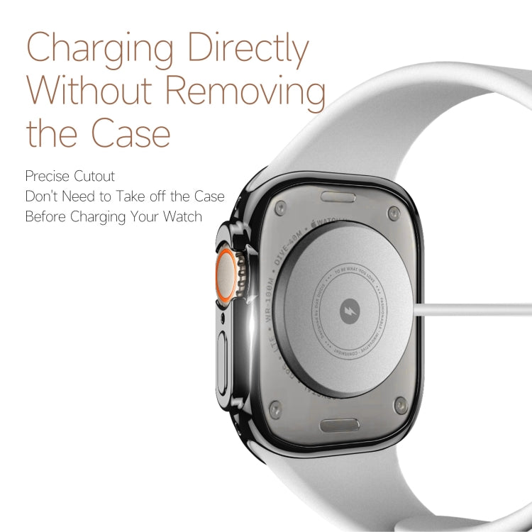 For Apple Watch Ultra 2 49mm / Ultra 49mm DUX DUCIS Electroplated PC Watch Case