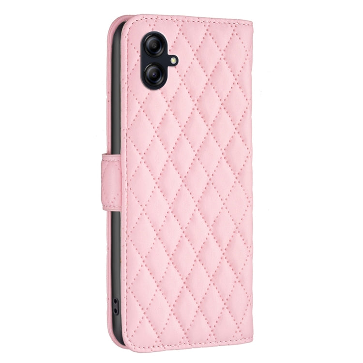 For Samsung Galaxy A04e Diamond Lattice Wallet Leather Flip Phone Case