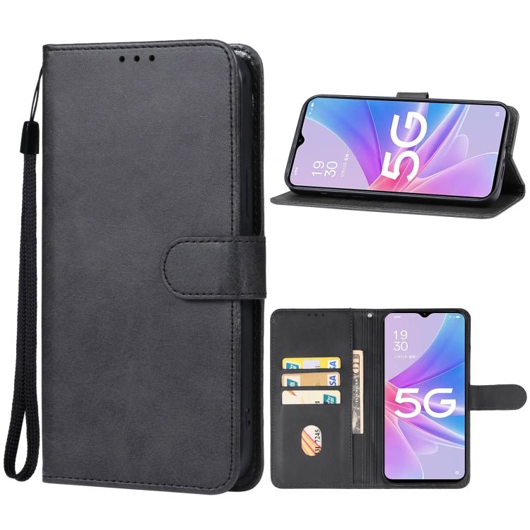 For OPPO A58x Leather Phone Case