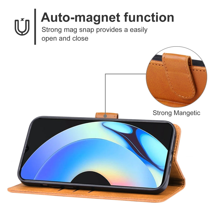 For Realme 10s Leather Phone Case