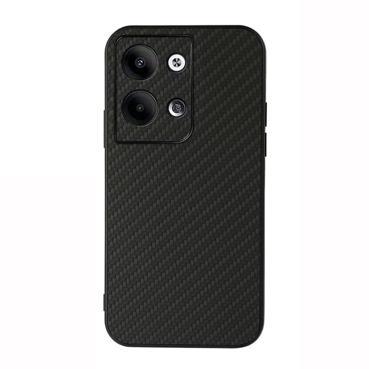 For OPPO Reno9 / Reno9 Pro Accurate Hole Carbon Fiber Texture PU Phone Case